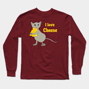 I love cheese Long Sleeve T-Shirt